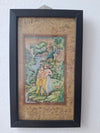 Mughal Miniature: Royal Couple in a Love Scene Landscape